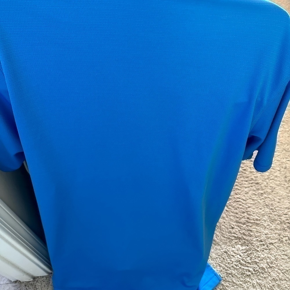 Men’s used size XL blue polo Climalite polo Adidas shirt - Picture 4 of 4
